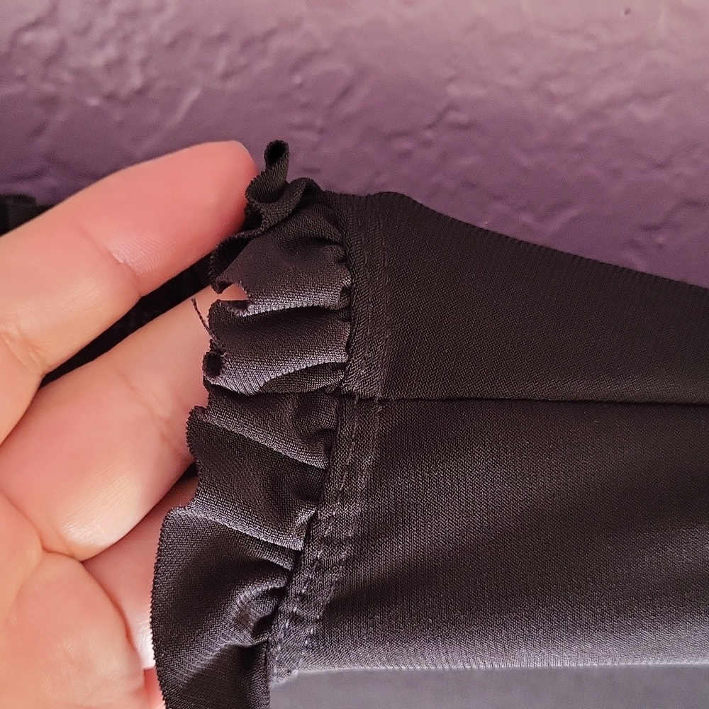 Annalee + Hope Black Ruffle Mini Dress - Picture 6 of 10